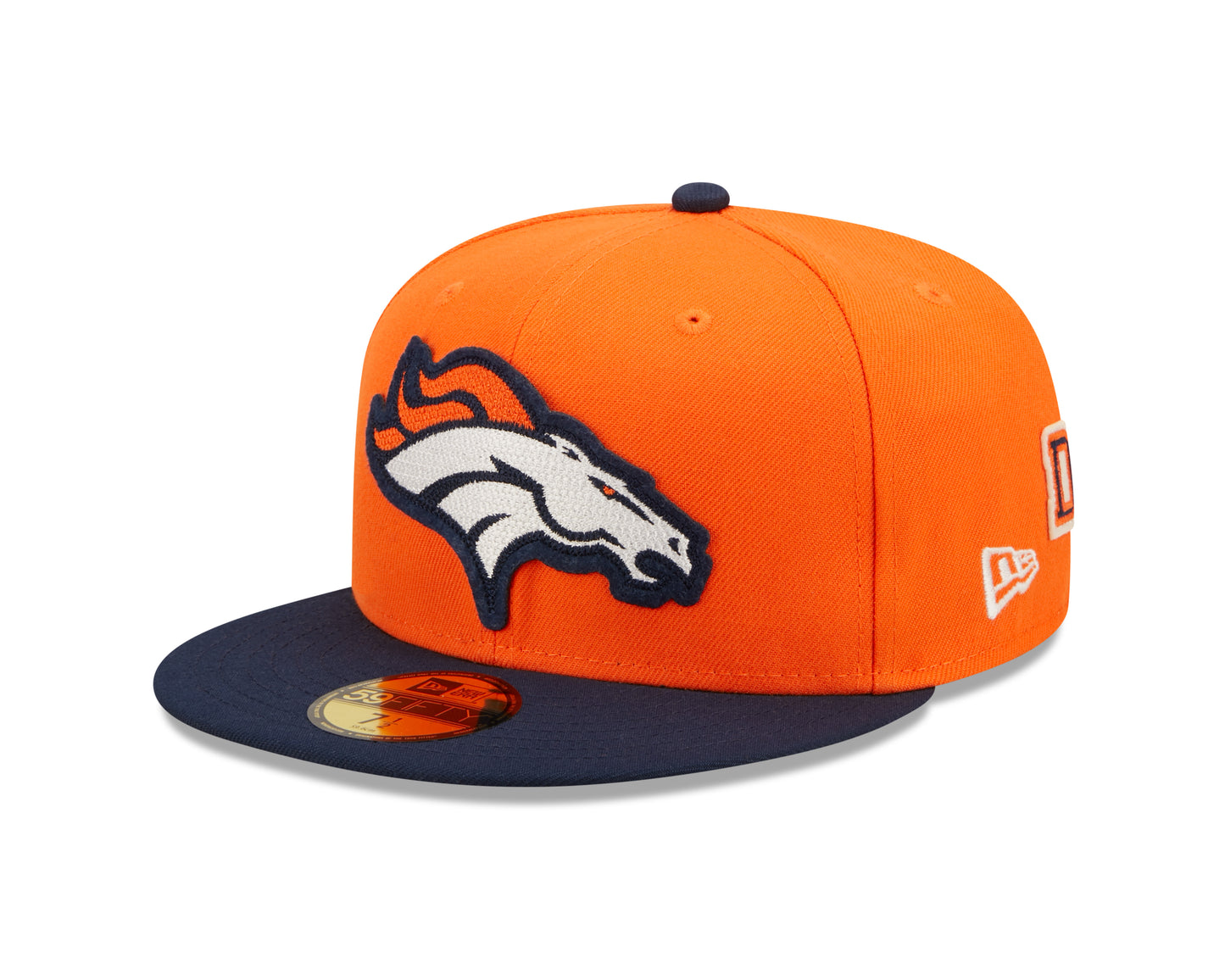 Denver Broncos New Era Super Bowl Series Letterman 59FIFTY Fitted Hat - Orange