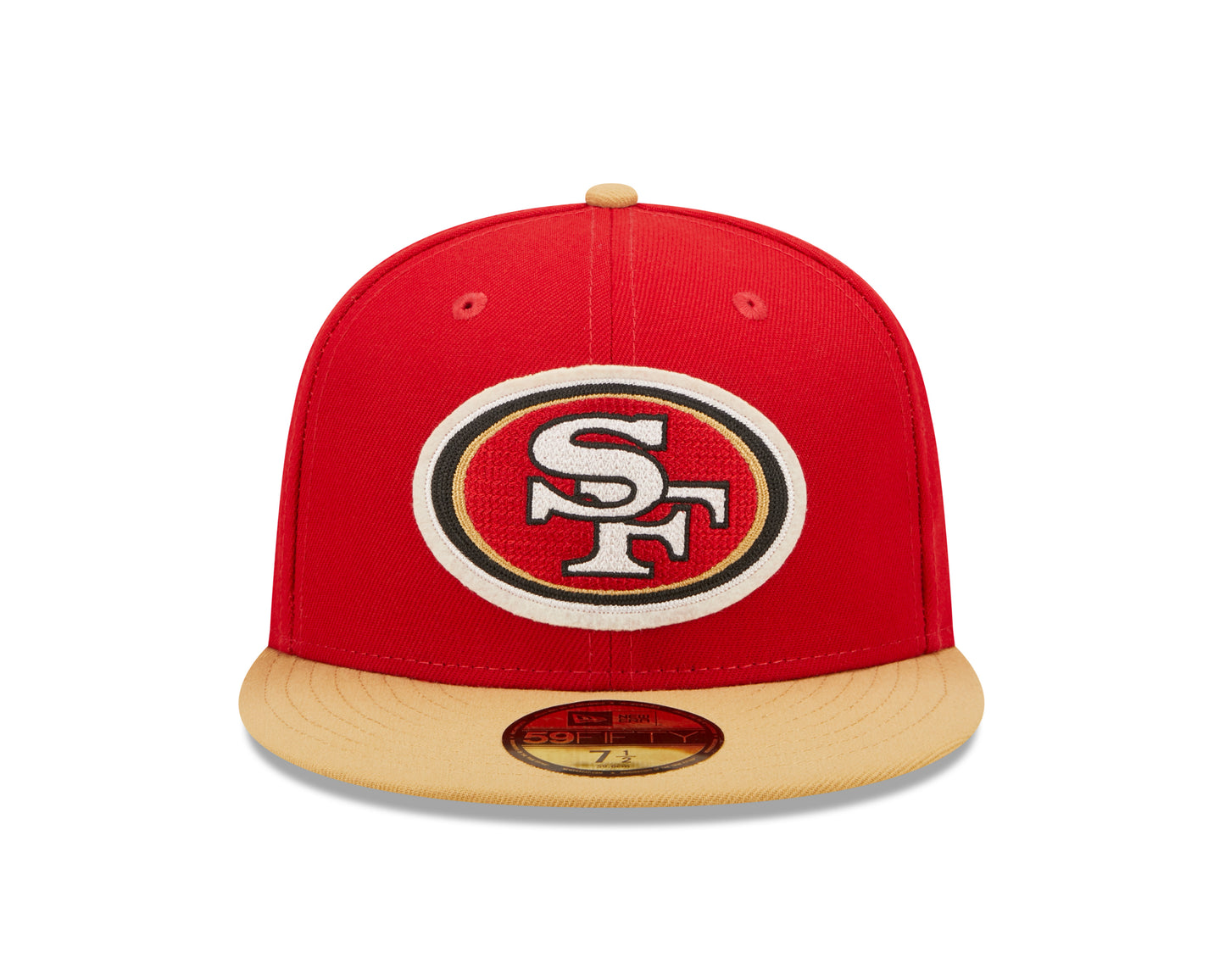 San Francisco 49ers New Era Super Bowl Series Letterman 59FIFTY Fitted Hat - Red