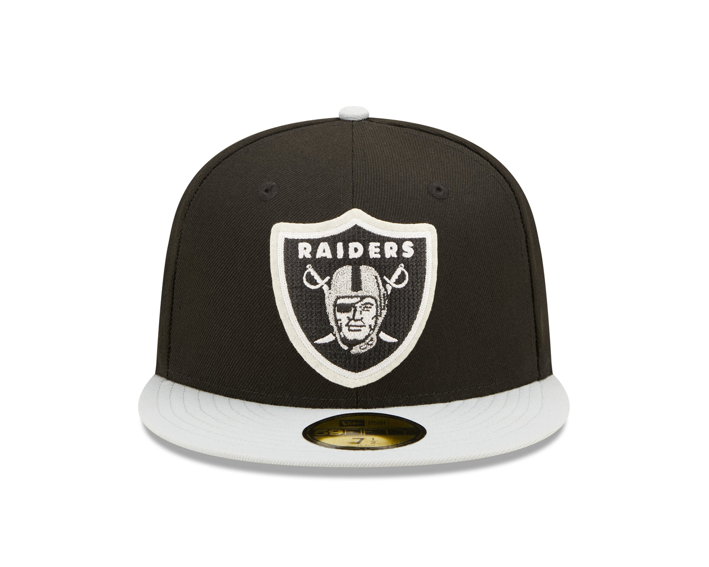 Las Vegas Raiders New Era Super Bowl Series Letterman 59FIFTY Fitted Hat - Black