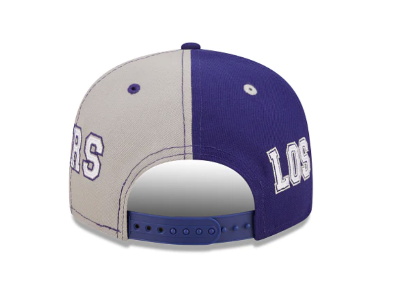 Los Angeles Dodgers New Era Team Split 9FIFTY Snapback Hat - Blue/Gray