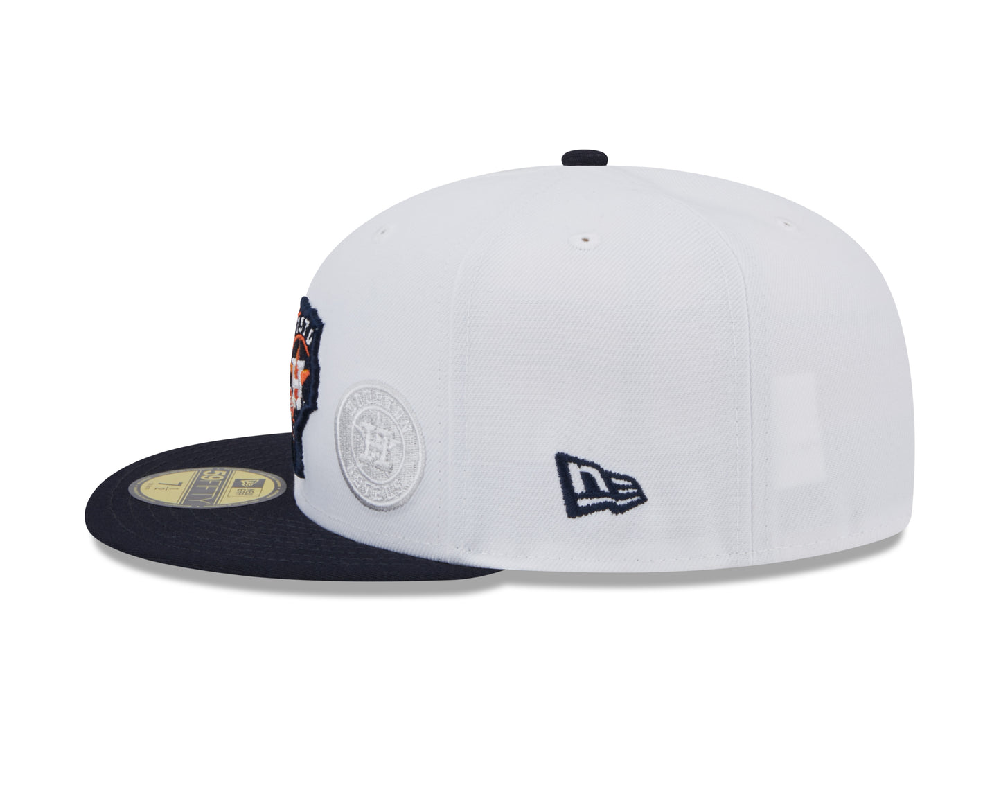 Houston Astros New Era State 59FIFTY Fitted Hat - White