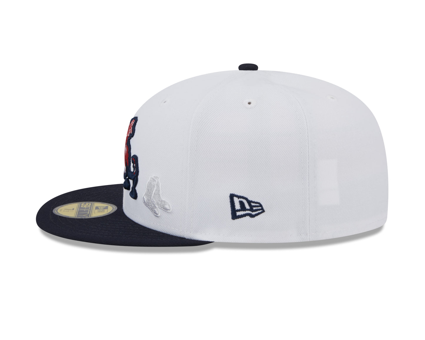 Boston Red Sox New Era State 59FIFTY Fitted Hat - White