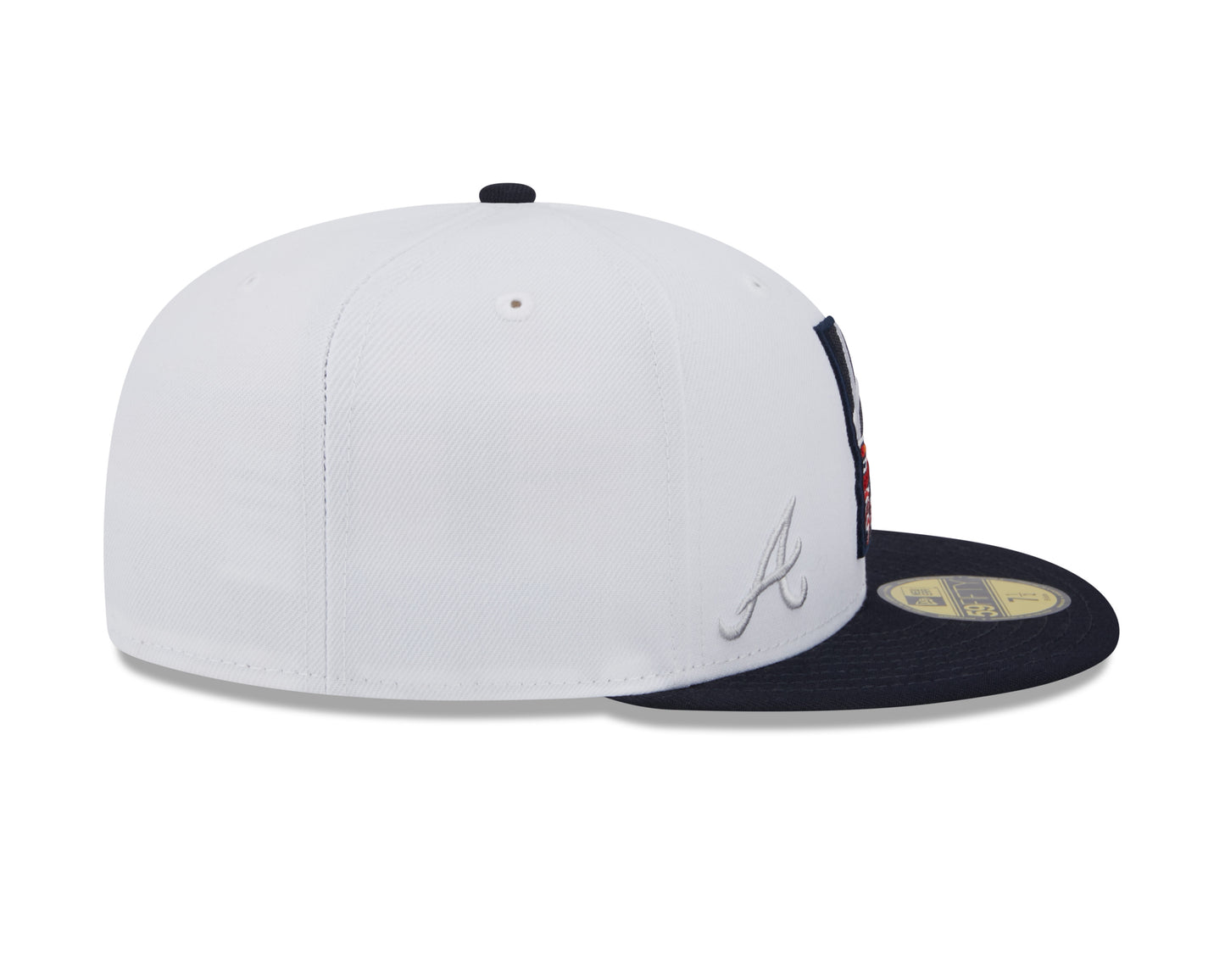 Atlanta Braves New Era State 59FIFTY Fitted Hat - White
