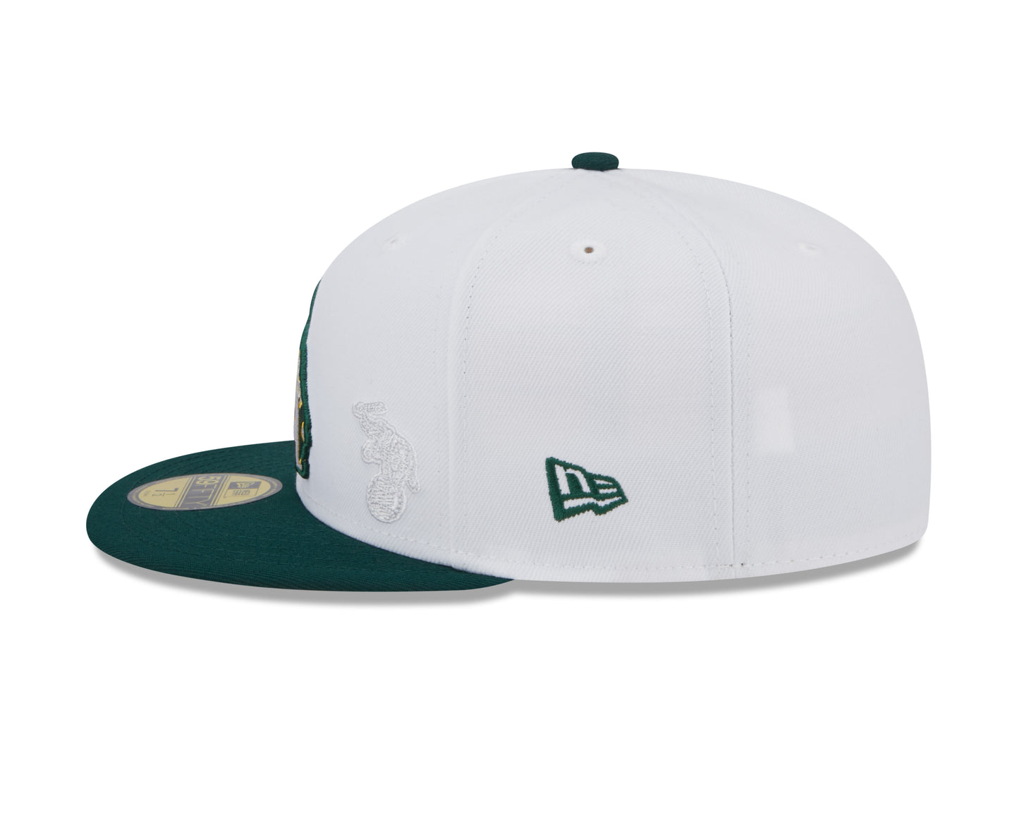 Oakland Athletics New Era State 59FIFTY Fitted Hat - White