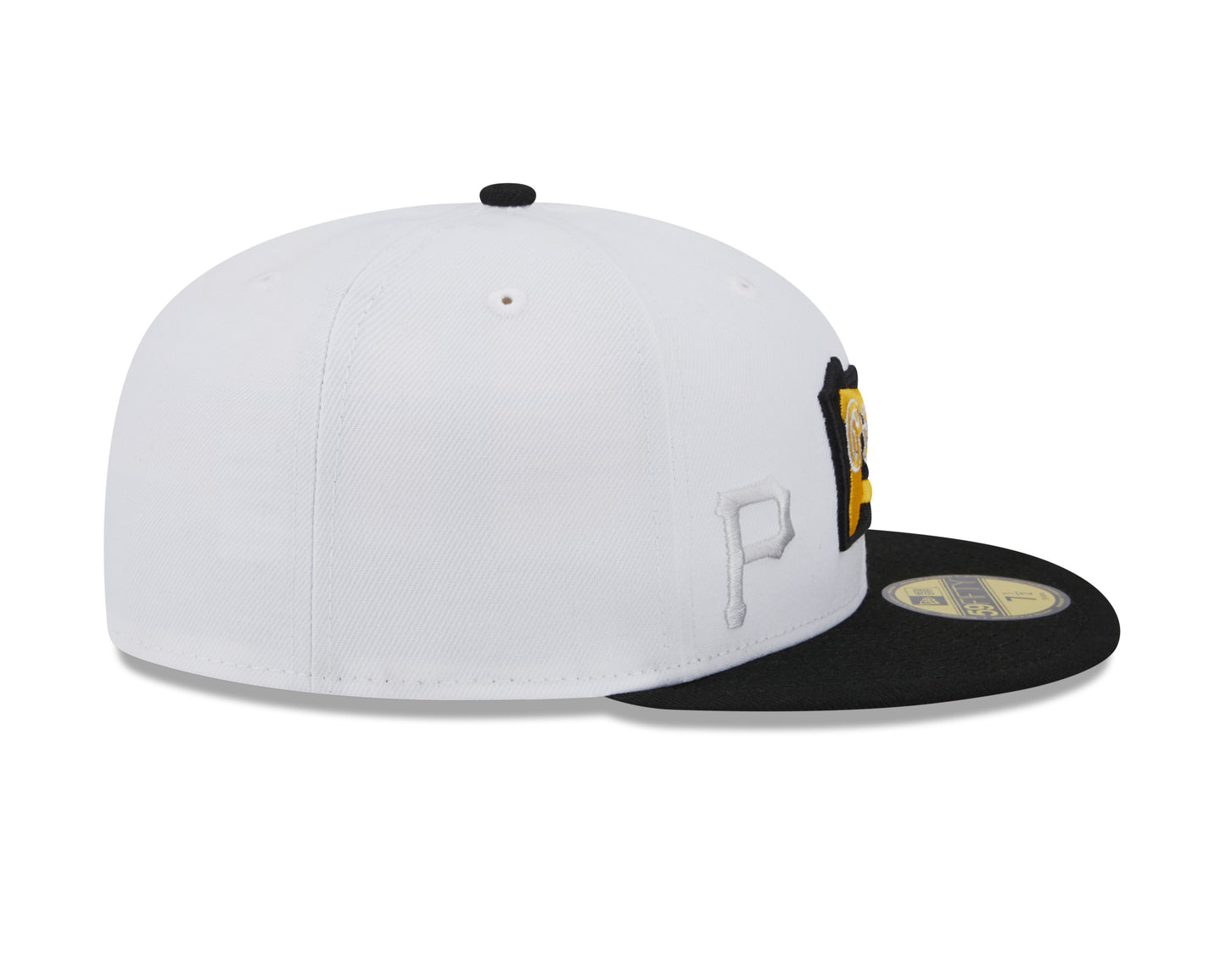 Pittsburgh Pirates New Era State 59FIFTY Fitted Hat - White