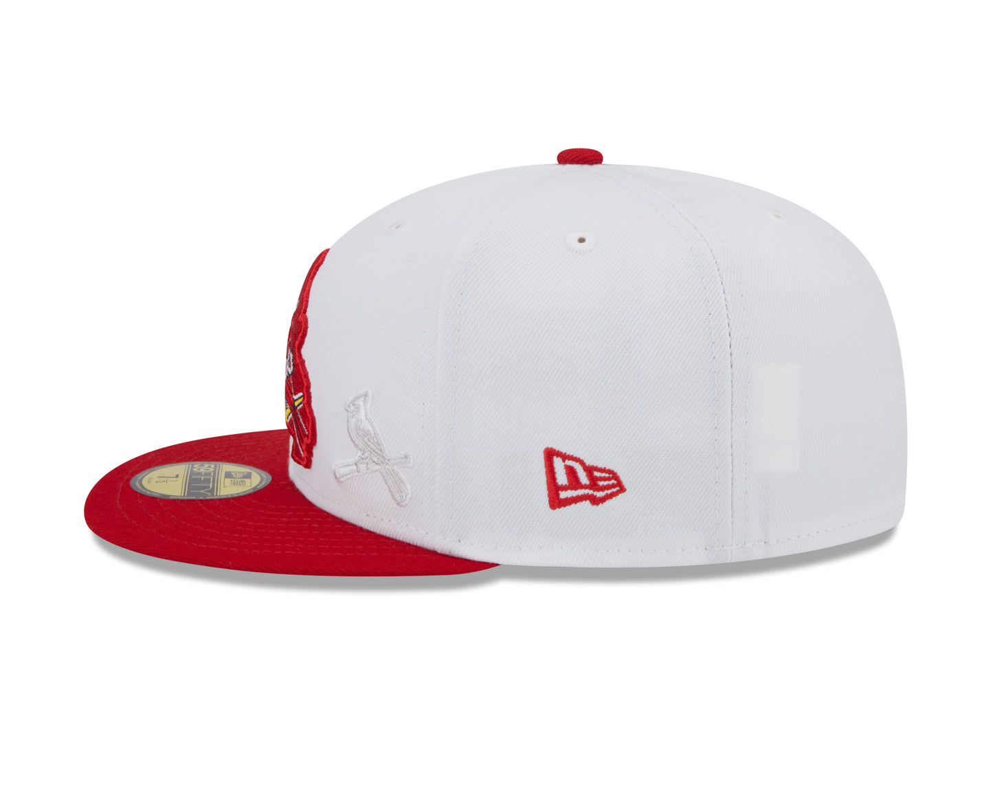 St. Louis Cardinals New Era State 59FIFTY Fitted Hat - White