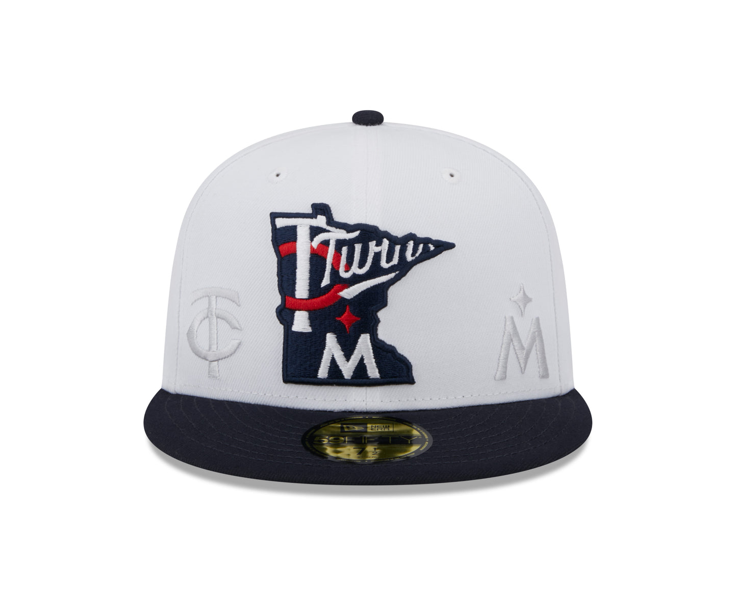 Minnesota Twins New Era State 59FIFTY Fitted Hat - White