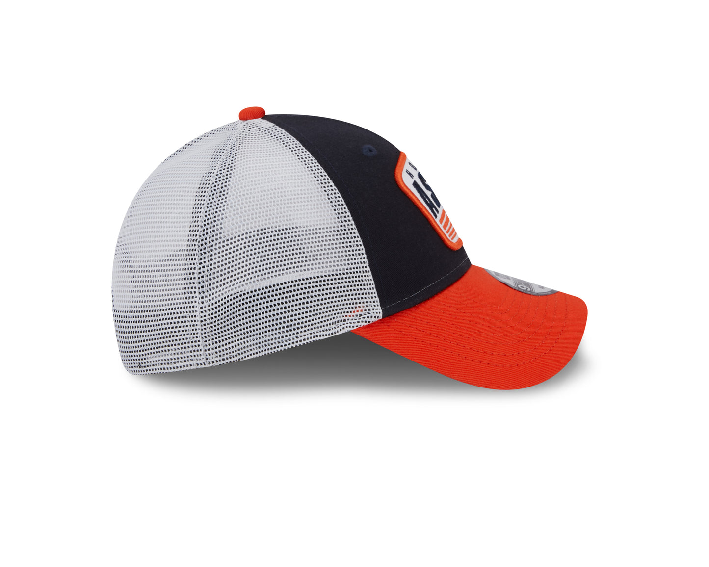 Houston Astros New Era Logo Patch Trucker 9FORTY Snapback Hat