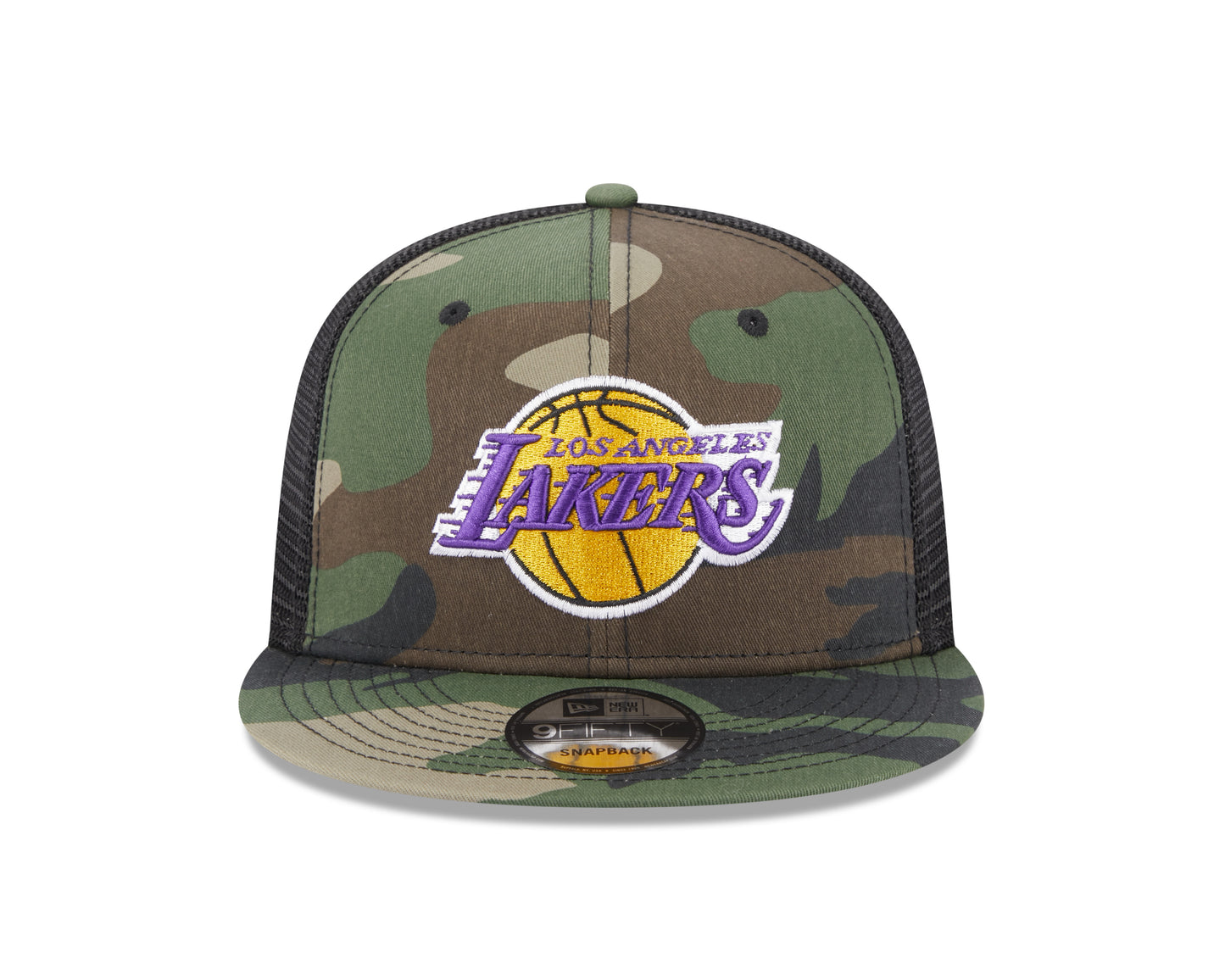 Los Angeles Lakers New Era Classic Trucker C1 Woodland Camo 9FIFTY Hat