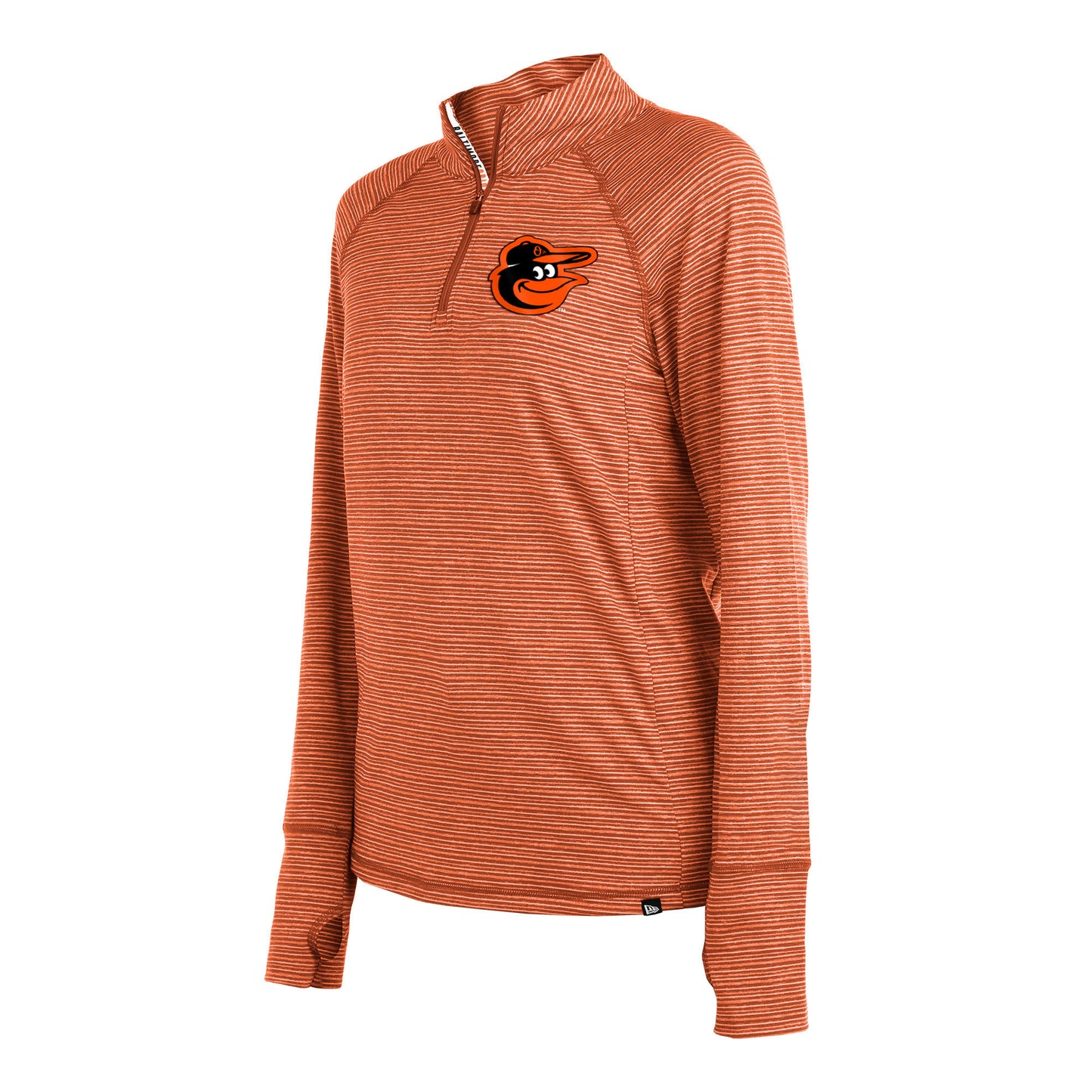 Baltimore Orioles New Era Women's Active 1/4 Zip Long Sleeve Warm Up