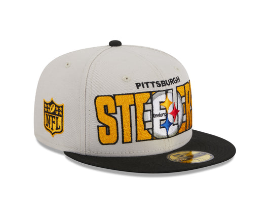 Pittsburgh Steelers New Era 2023 NFL Draft Stone 59Fifty Hat