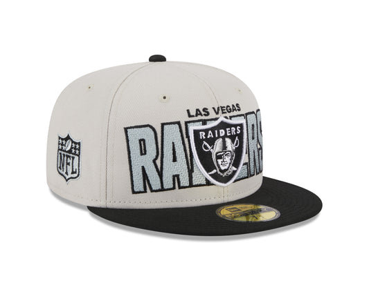 Las Vegas Raiders New Era 2023 NFL Draft Stone 59Fifty Hat