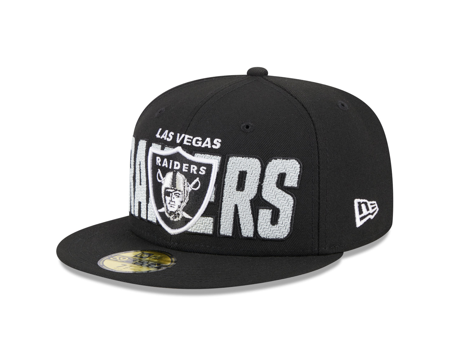 Las Vegas Raiders 2023 NFL Draft Black 59Fifty Hat