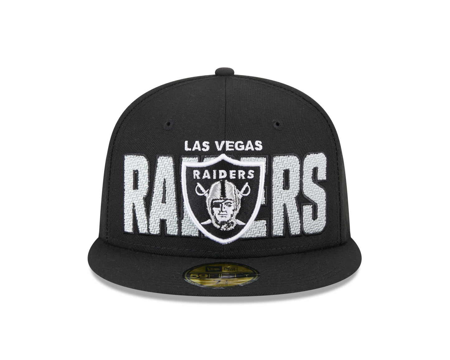Las Vegas Raiders 2023 NFL Draft Black 59Fifty Hat
