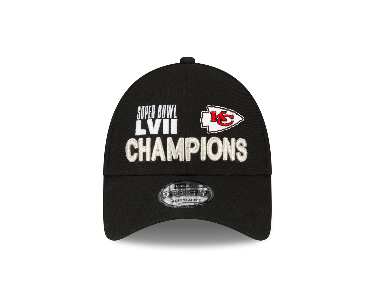 Kansas City Chiefs NFL Super Bowl LVII Locker Room Parade 9FORTY Hat - Black