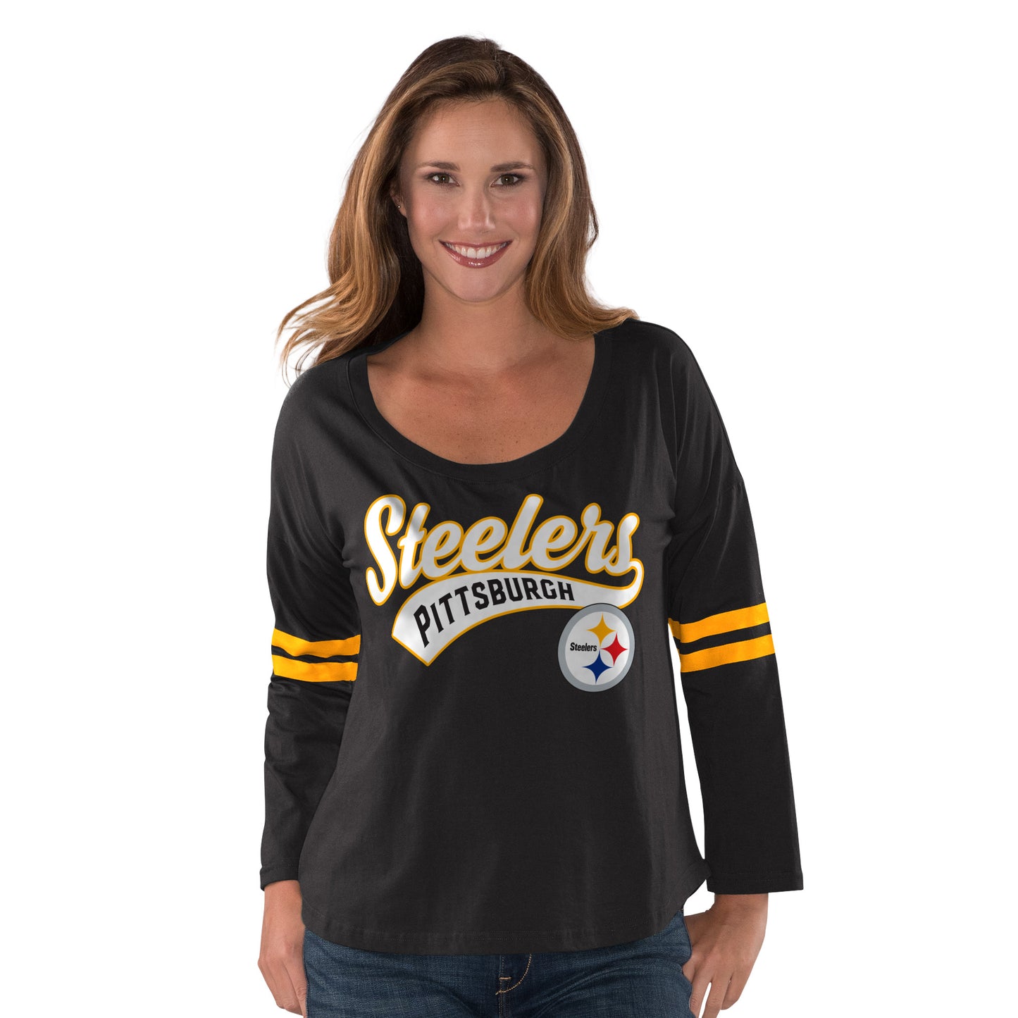 Pittsburgh Steelers Women's Coin Toss Long Sleeve