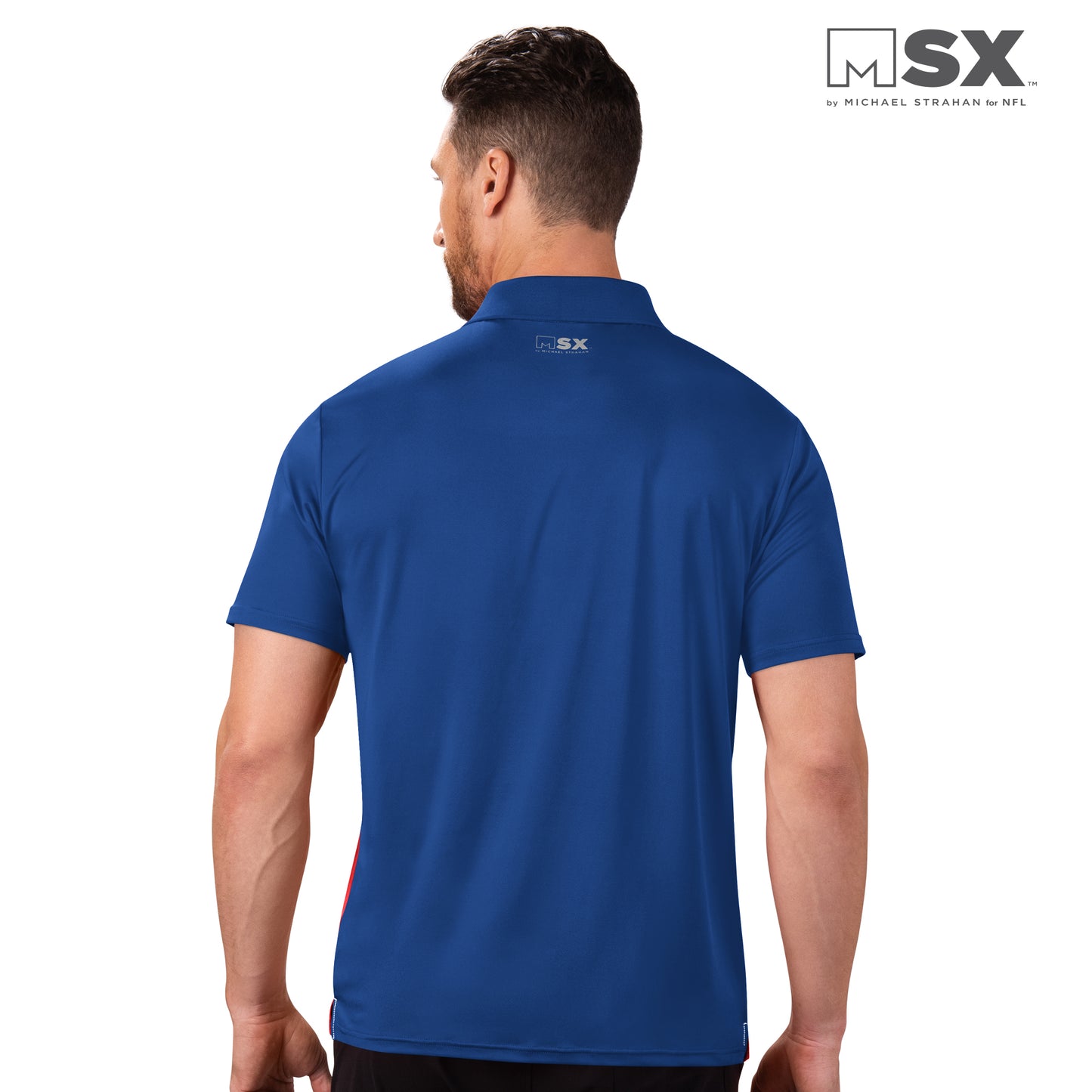 New York Giants MSX Challenge Primary Performance Polo - Royal/Red