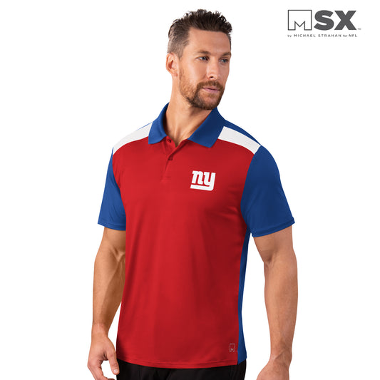 New York Giants MSX Challenge Primary Performance Polo - Royal/Red