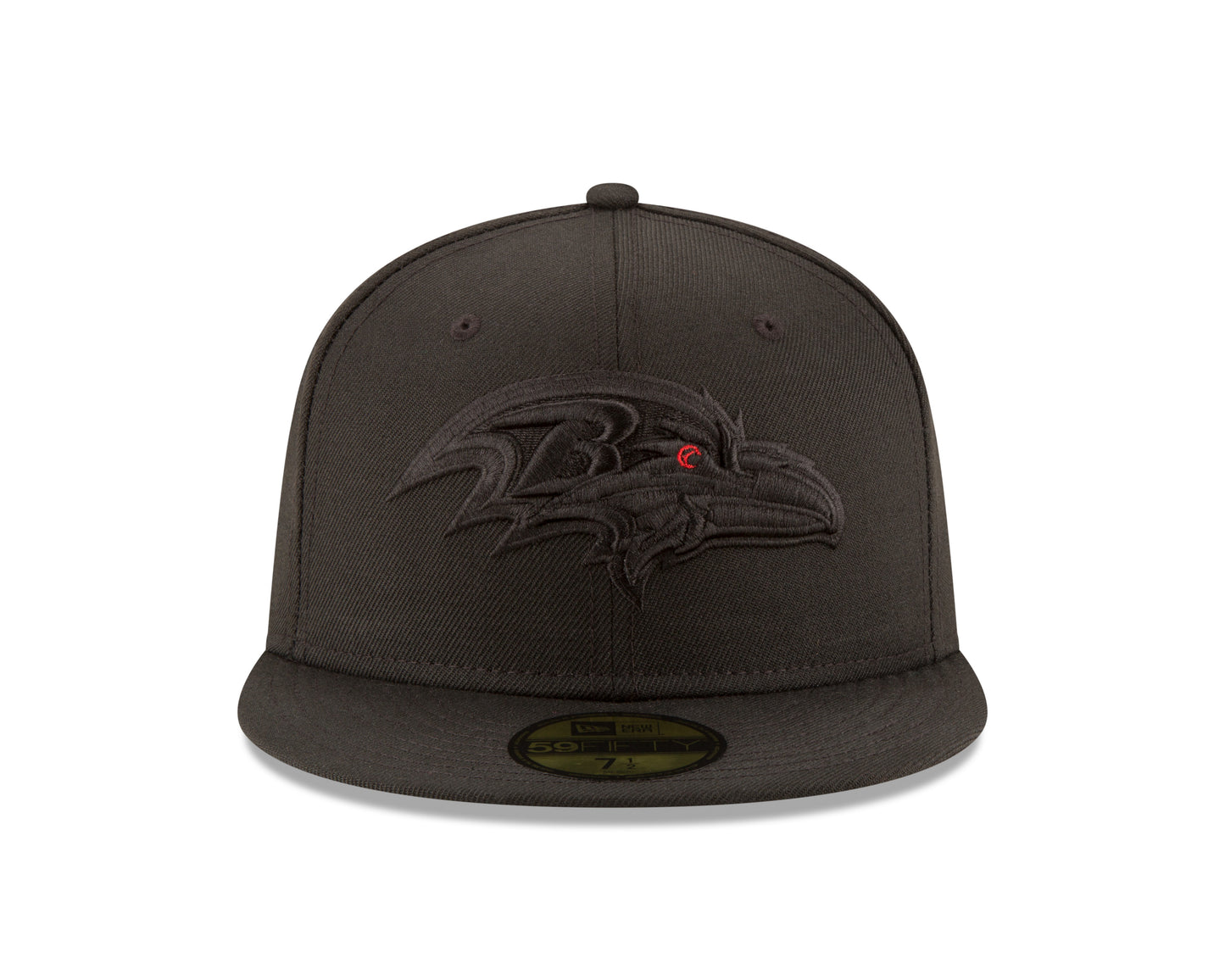 Baltimore Ravens New Era Black on Black 59fifty Fitted Hat