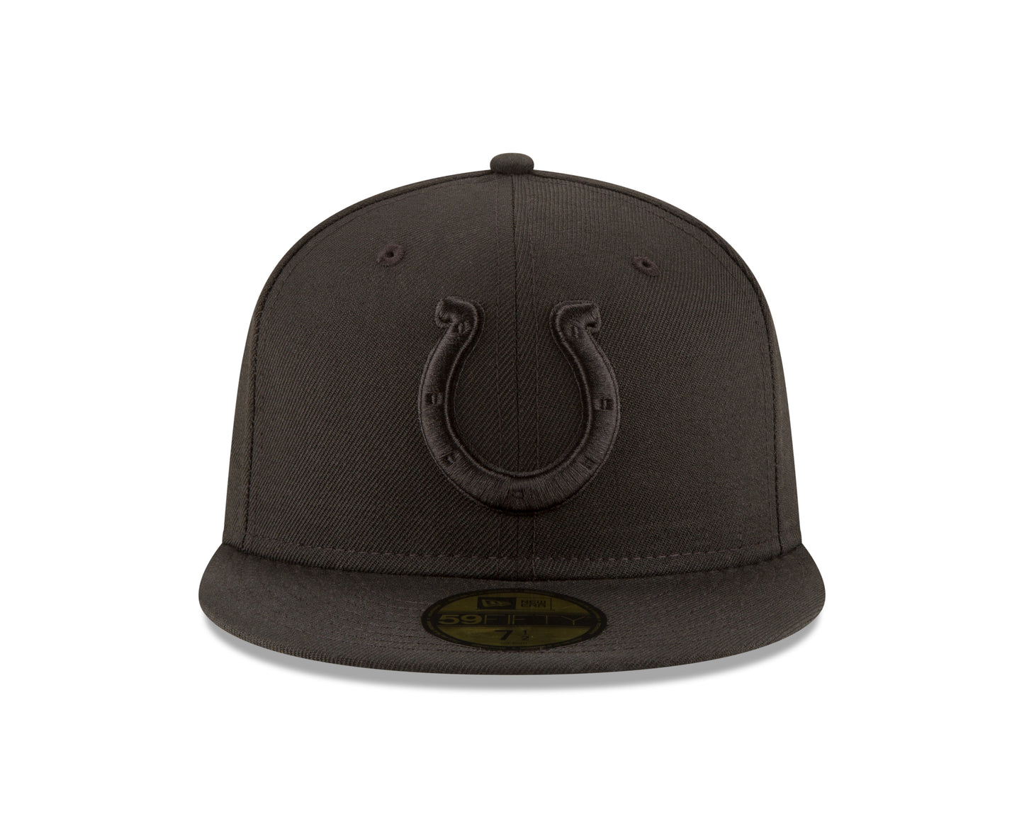 Indianapolis Colts New Era Black on Black 59FIFTY Fitted Hat - Black