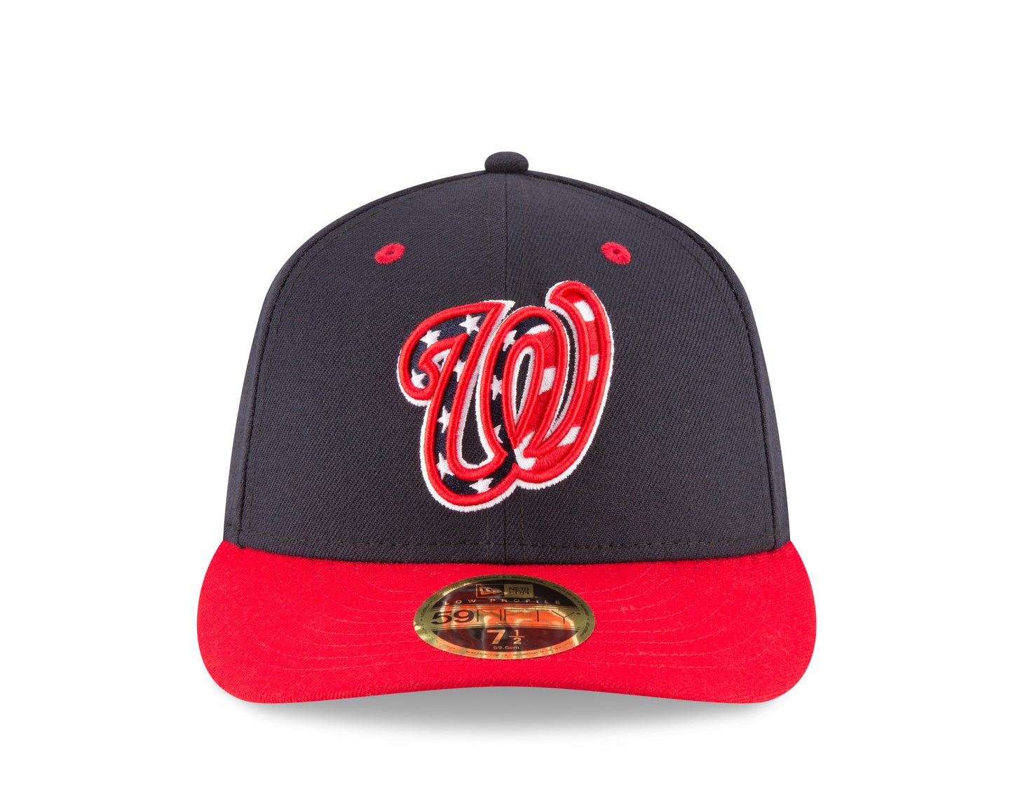 Washington Nationals New Era Blue Authentic Collection Low Profile 59FIFTY Fitted Hat