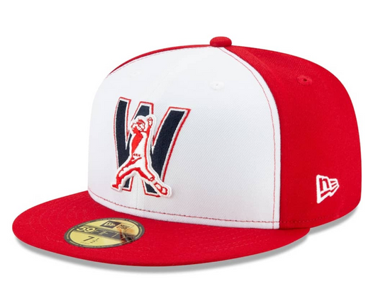 Washington Nationals New Era Red Authentic Collection Alternate 59FIFTY Fitted Hat