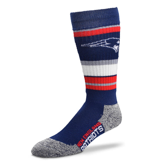 New England Patriots For Bare Feet Wild Stripe Socks