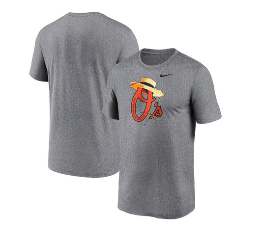 Baltimore Orioles Nike 7th Inning Hat Hometown Legend Performance T-Shirt - Gray