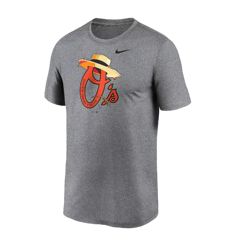 Baltimore Orioles Nike 7th Inning Hat Hometown Legend Performance T-Shirt - Gray