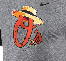 Baltimore Orioles Nike 7th Inning Hat Hometown Legend Performance T-Shirt - Gray