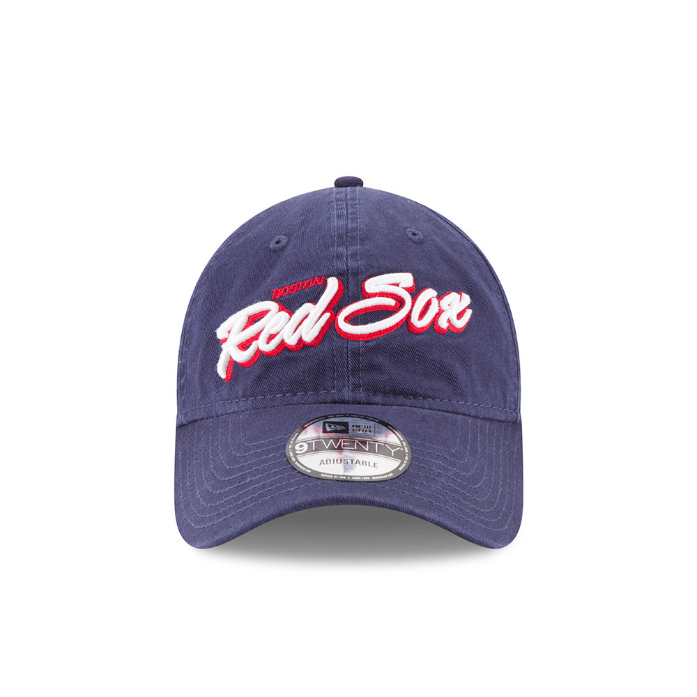 Boston Red Sox New Era Core Script 9TWENTY Adjustable Hat