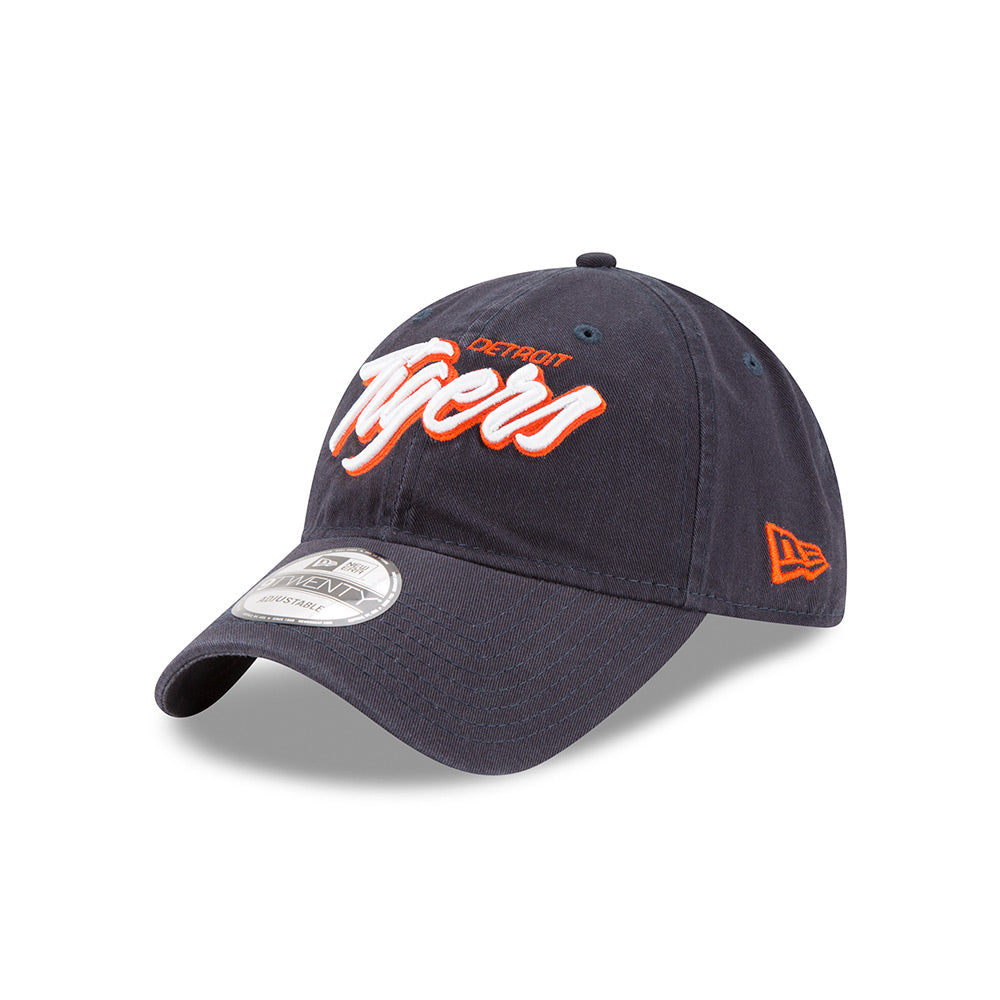 Detroit Tigers New Era Core Script 9TWENTY Adjustable Hat