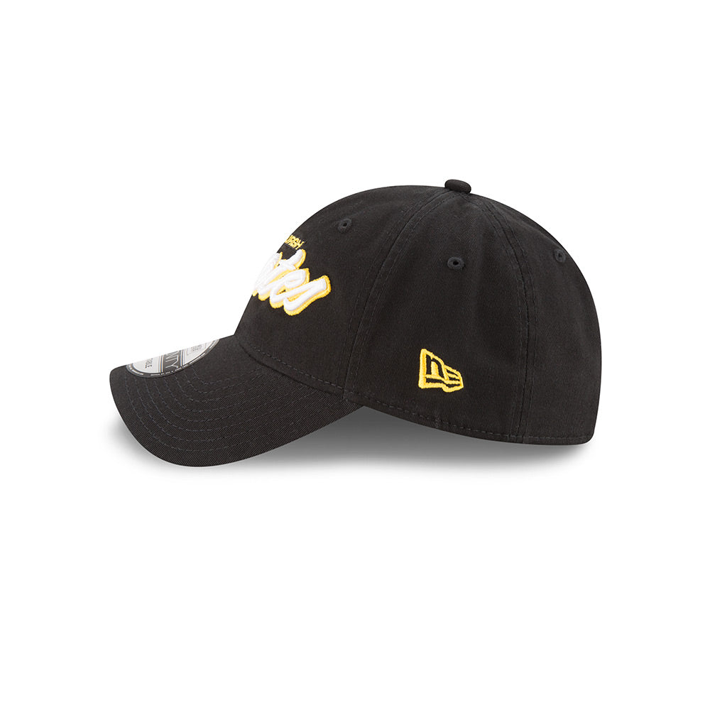 Pittsburgh Pirates New Era 9Twenty Core Script Adjustable hat - Black