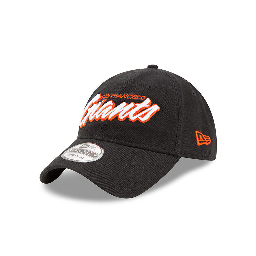 San Francisco Giants New Era MLB Core Script 9TWENTY Adjustable Hat