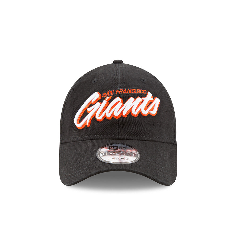San Francisco Giants New Era MLB Core Script 9TWENTY Adjustable Hat