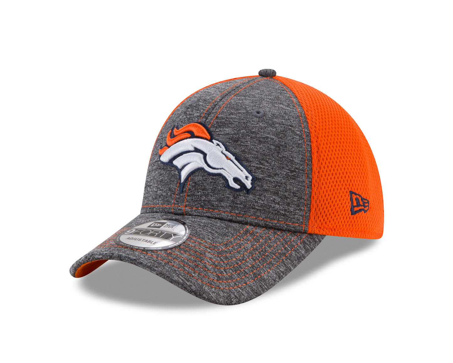 Denver Broncos Shadow Turn 9FORTY Hat - Gray / Orange