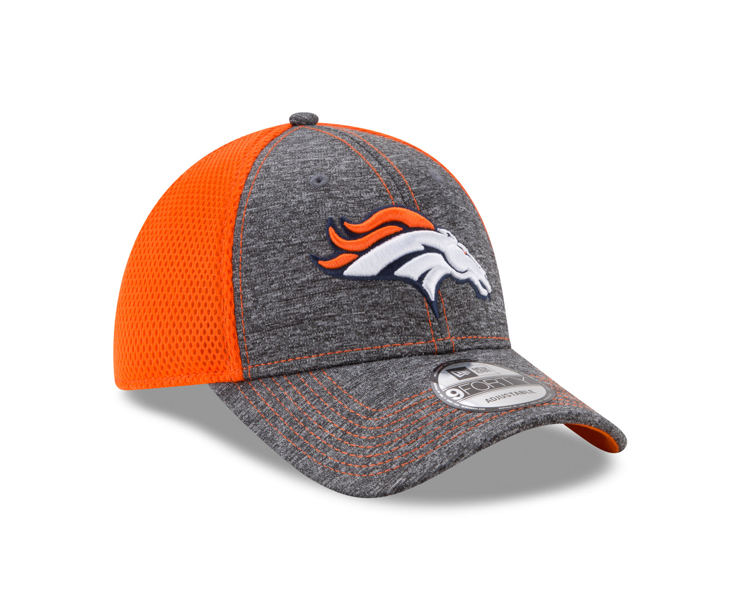 Denver Broncos Shadow Turn 9FORTY Hat - Gray / Orange
