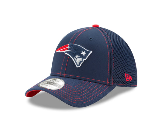 New England Patriots New Era Shadowed Team 39THIRTY Flex Hat - Blue
