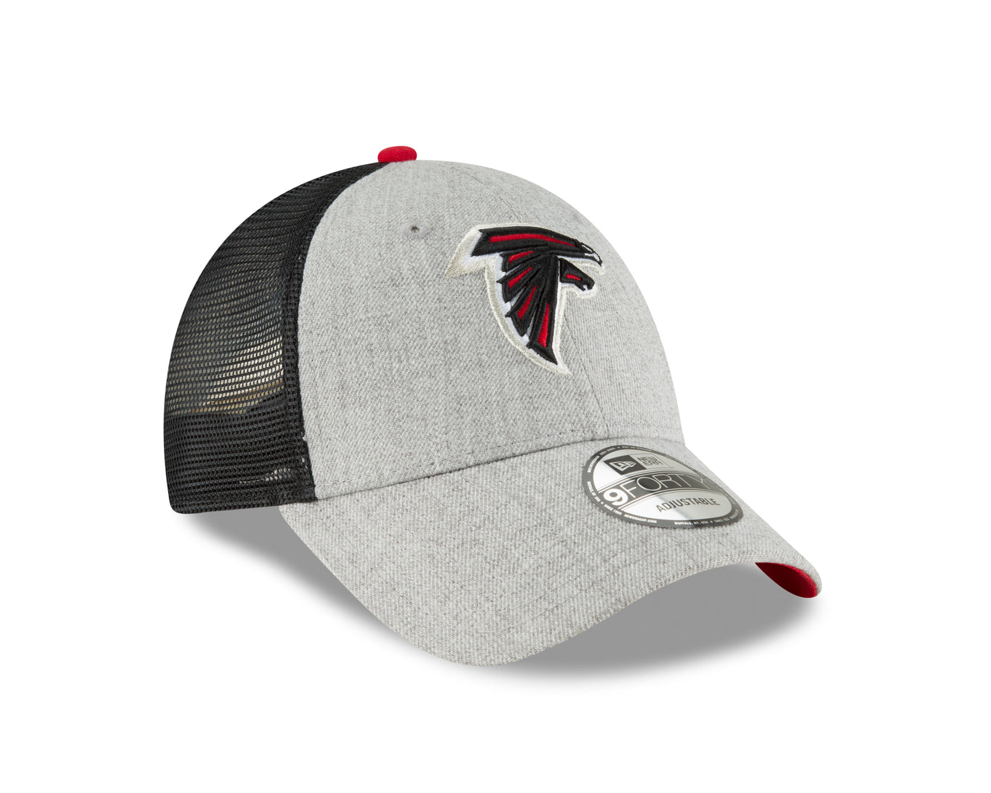 Atlanta Falcons Heathered Turn Trucker Mesh 9FORTY Adjustable Snapback Hat / Cap