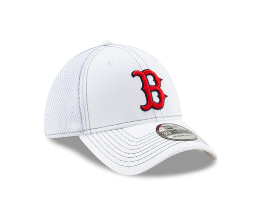 Boston Red Sox New Era Team Neo White 39thirty Flex Fit Hat
