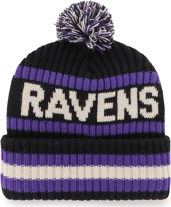Baltimore Ravens '47 Brand Team Bering Knit Hat