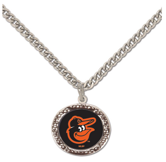 Baltimore Orioles Wincraft Round Necklace With Charm