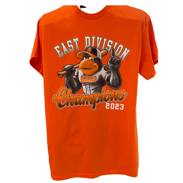 Baltimore Orioles 2023 Division Champions T-Shirt - Orange