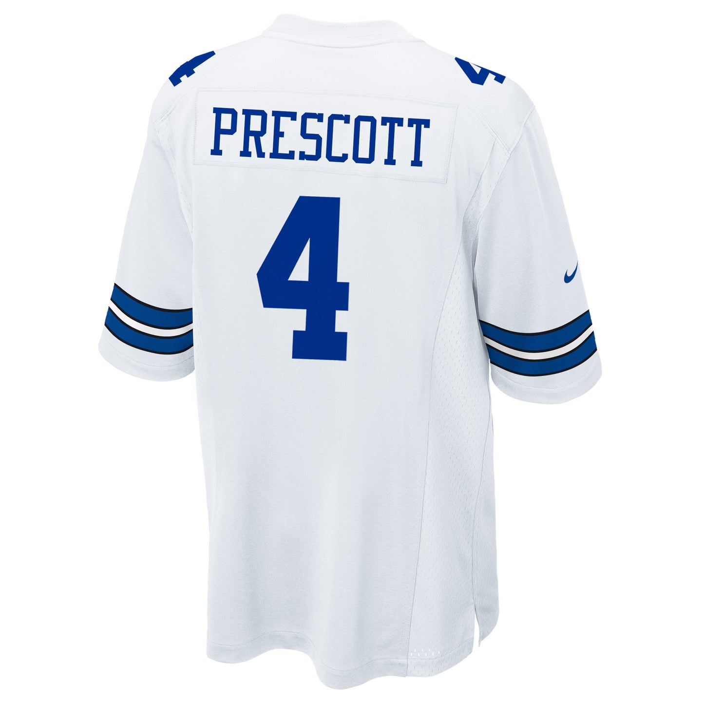 Dallas Cowboys Nike #4 Dak Prescott White Game Day Men's Jersey