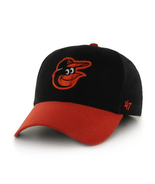 Batlimore Orioles '47 Brand Youth Black Road Basic MVP Hat