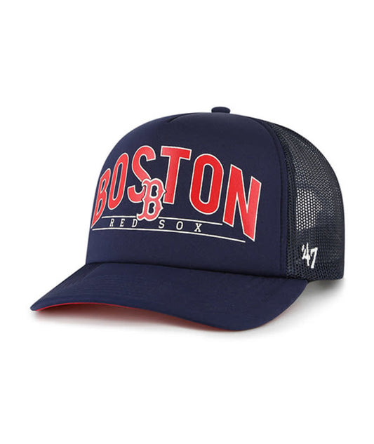 Boston Red Sox Backhaul '47 Brand Foam Front Trucker Mesh