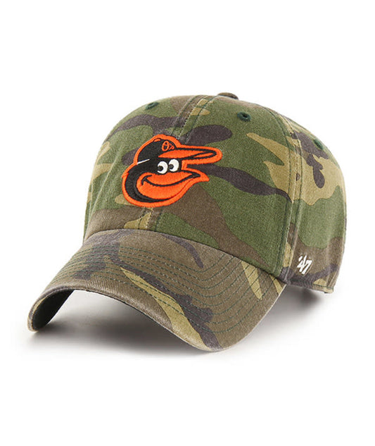 Baltimore Orioles '47 Brand Clean Up Adjustable Hat-Camo