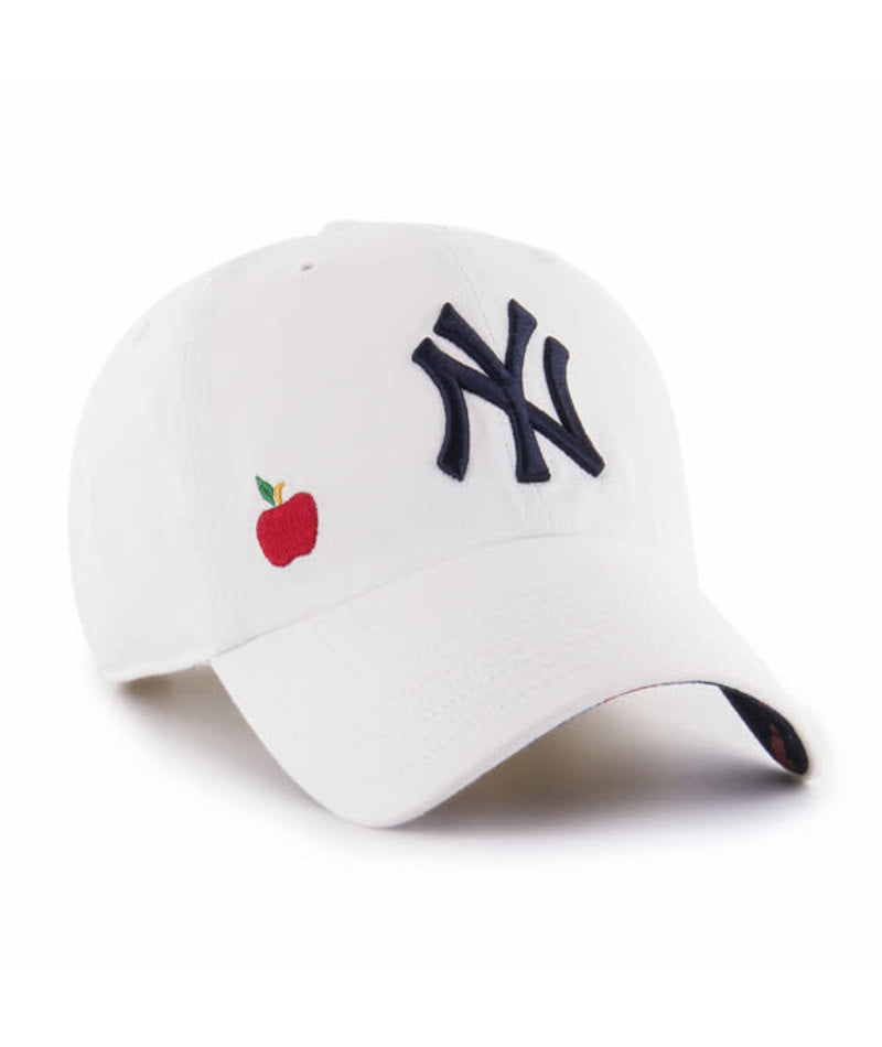 New York Yankees '47 White Confetti Women's Clean Up Adjustable Hat