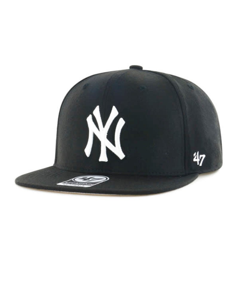 New York Yankees '47 Brand Sure Shot Captain Snap Back- Black
