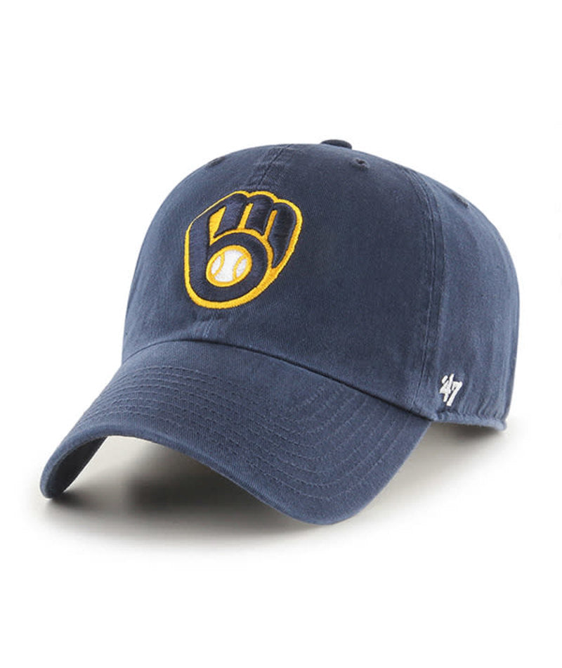 MILWAUKEE BREWERS NAVY 47 CLEAN UP HAT